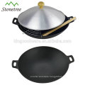 Super Capsule Bottom Cookware Cast Iron Wok